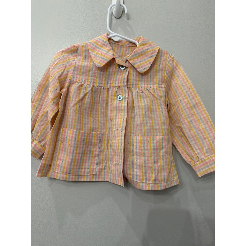 Vintage handmade pastel top